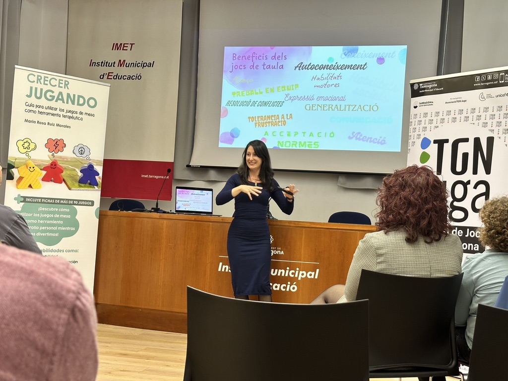 Conferencia en IMET — Institut Municipal d'Educació de Tarragona, TGN Juga